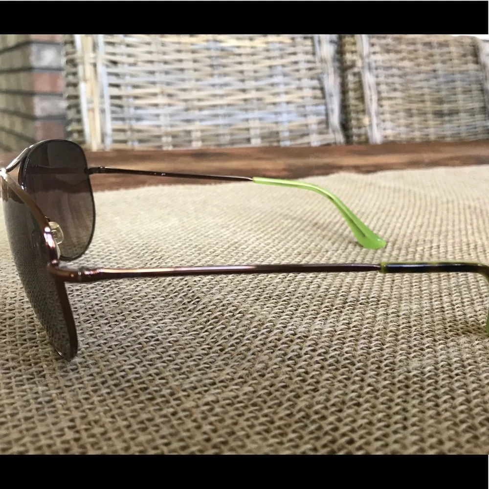 Kate Spade Brown Gradient Lens Aviator Sunglasses